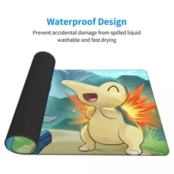 Cyndaquil Oshawott Board Game Pokemon Playmat Games Mousepad Play Mat of TCG - Image 5