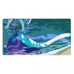 Suicune - Board Game Pokemon Playmat Games Mousepad Play Mat of TCG 225545 - Image 2