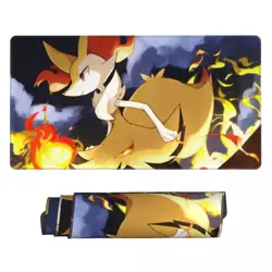 Braixen - Board Game Pokemon Playmat Games Mousepad Play Mat of TCG 225471 - Image 1