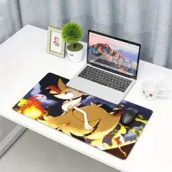 Braixen - Board Game Pokemon Playmat Games Mousepad Play Mat of TCG 225471 - Image 3