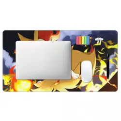 Braixen - Board Game Pokemon Playmat Games Mousepad Play Mat of TCG 225471 - Image 4
