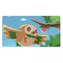 Rowlet - Board Game Pokemon Playmat Games Mousepad Play Mat of TCG 225478 - Image 2