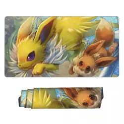 Eevee Jolteon - Board Game Pokemon Playmat Games Mousepad Play Mat of TCG 225439 - Image 1