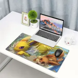 Eevee Jolteon - Board Game Pokemon Playmat Games Mousepad Play Mat of TCG 225439 - Image 3