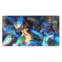 Lucario - Board Game Pokemon Playmat Games Mousepad Play Mat of TCG 225415 - Image 2