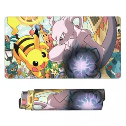 60X35cm Mewtwo - Board Game Pokemon Playmat Games Mousepad Play Mat of TCG - Image 1