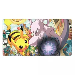 60X35cm Mewtwo - Board Game Pokemon Playmat Games Mousepad Play Mat of TCG - Image 2