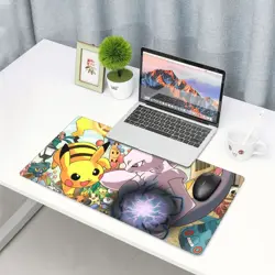60X35cm Mewtwo - Board Game Pokemon Playmat Games Mousepad Play Mat of TCG - Image 3