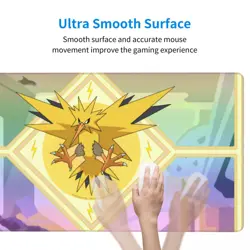 60X35cm Zapdos - Board Game Pokemon Playmat Games Mousepad Play Mat of TCG - Image 4