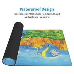 60X35cm Marill - Board Game Pokemon Playmat Games Mousepad Play Mat of TCG - Image 4