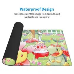 60X35cm Turtwig - Board Game Pokemon Playmat Games Mousepad Play Mat of TCG - Image 3