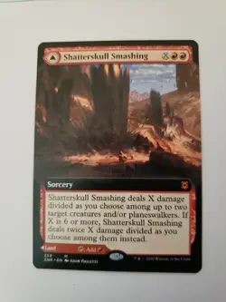 1x SHATTERSKULL SMASHING (EXTENDED ART) Zendikar Rising ZNR Magic MTG 354 NM x1 - Image 1