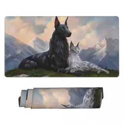 Board Game RIN AND SERI, INSEPARABLE MTG Playmat Game Mousepad Play Mat of TCG - Image 1
