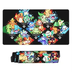 Board Game Pokemon Starters Playmat Game Mousepad Play Mat of TCG 114950 - Image 1