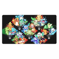 Board Game Pokemon Starters Playmat Game Mousepad Play Mat of TCG 114950 - Image 3