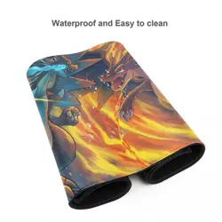 Mega Charizard- Board Game Pokemon Playmat Game Mousepad Play Mat of TCG 60*35cm - Image 4