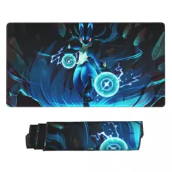 Lucario - Board Game Pokemon Playmat Games Mousepad Play Mat of TCG 114657 - Image 1