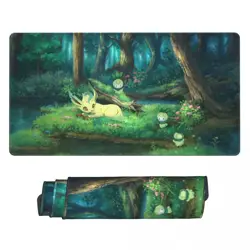 Board Game Pokemon Leafeon Playmat Games Mousepad Play Mat of TCG 114634 - Image 1