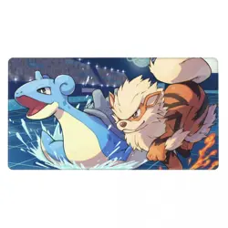 Board Game Pokemon Arcanine Playmat Games Mousepad Play Mat of TCG 114593 - Image 3
