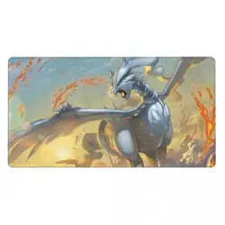 Board Game Pokemon Reshiram Playmat Games Mousepad Play Mat of TCG 114591 - Image 3