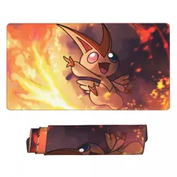Board Game Pokemon Victini Playmat Games Mousepad Play Mat of TCG 114585 - Image 1