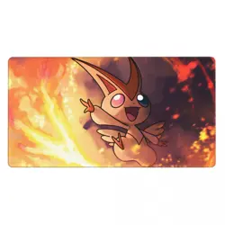Board Game Pokemon Victini Playmat Games Mousepad Play Mat of TCG 114585 - Image 3
