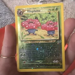 #3 Vileplume 17/18 Southern Islands 2001 Holo Rare SWIRL Pokemon Card TCG - Image 1