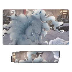 Alolan Vulpix - Board Game Pokemon Playmat Games Mousepad Play Mat of TCG 226197 - Image 1
