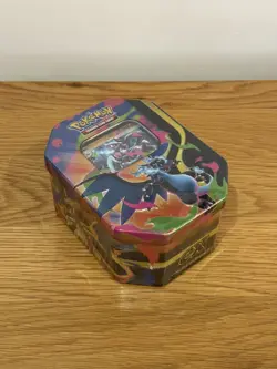 Pokemon TCG: Mega Charizard Tin - Mega Charizard X ex - Brand New - SEALED - Image 1