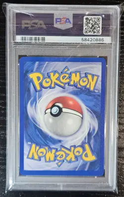 1999 POKEMON FOSSIL " PERFECT CENTERING " LAPRAS #10 - HOLO PSA 9 MINT - Image 2