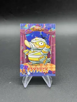 Psyduck Mummy Cracked Ice Pokemon Halloween Database Card 89 Peru Us Seller - Image 1