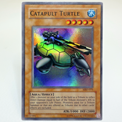 2x LOT Yugioh Catapult Turtle MRD-075 Unlimited Super Rare Holo - LP - Image 3