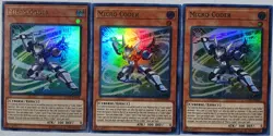 Yugioh 3x Micro Coder LOD2-EN002 Ultra Rare Unlimited Edition Near Mint Playset - Image 1