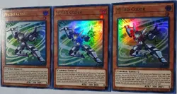 Yugioh 3x Micro Coder LOD2-EN002 Ultra Rare Unlimited Edition Near Mint Playset - Image 2