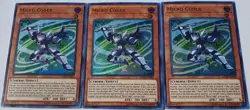 Yugioh 3x Micro Coder LOD2-EN002 Ultra Rare Unlimited Edition Near Mint Playset - Image 3