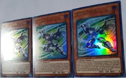 Yugioh 3x Micro Coder LOD2-EN002 Ultra Rare Unlimited Edition Near Mint Playset - Image 5