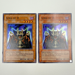 2x LOT Yugioh Lord Of D. SDK-041 Unlimited Super Rare Holo - NM - Image 1