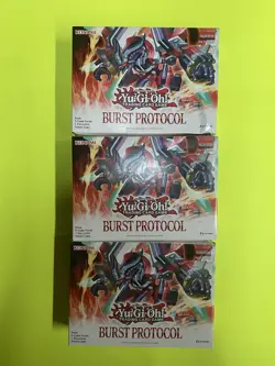 Yugioh! Yu-Gi-Oh TCG Burst Protocol Mini Booster Boxes(3) 🪙TOKEN CARDS Sealed. - Image 1