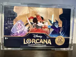 Disney Lorcana The First Chapter Booster Box Sealed W Acrylic Case - Image 1