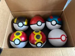 Pokemon TCG PokeBall Tin Set of 6 EMPTY Tins (No Cards) Assorted. - Image 1