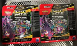 Pokemon Mega Battle Deck Mega Gengar EX Foil Cards Deck Box Two Boxes - Image 2