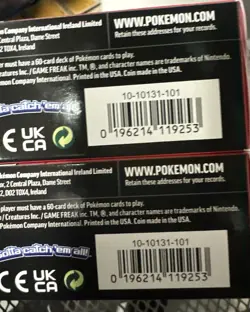 Pokemon Mega Battle Deck Mega Gengar EX Foil Cards Deck Box Two Boxes - Image 3