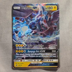 Pokemon Zekrom GX SM138 Promo Full Art Holo SM Set Basic 180 HP Card - Image 1