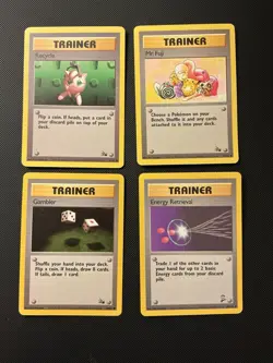 12x Vintage Pokemon TRAINER Cards Mystery Lot (WOTC) • No Duplicates! - Image 4