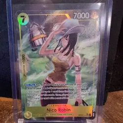 Bandai One Piece TCG Nico Robin OP15-109 Alternate Art Character Card - Image 1