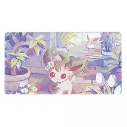 Eevee - Board Card Game Pokemon Playmat Game Mousepad Play Mat of TCG 225777 - Image 2