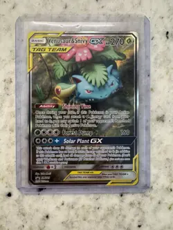 Pokemon Venusaur & Snivy GX TAG TEAM SM229 Promo Holo Card 270 HP - Image 1