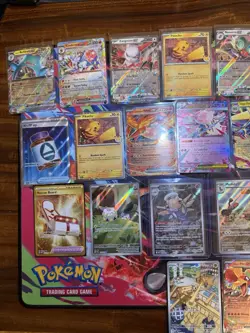 Pokemon SIR,EX Lot With empty Tin, All Cards Mint Condition! Rare And Ultra Rare - Image 2