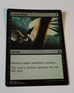 MtG Doom Blade (IMA-087) Uncommon Foil English MINT - Image 1