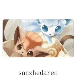 Vulpix - Board Game Pokemon Playmat Games Mousepad Play Mat of TCG 2024 - Image 2